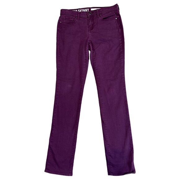 (5 for $25) DKNY Purple Soho Skinny Jeans size 2 - Picture 4 of 5
